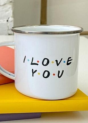Чашка металева camper i love you