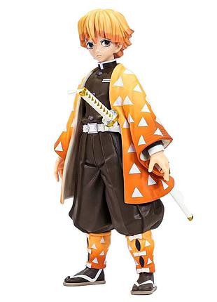 Коллекционная аниме фигурка banpresto grandista: demon slayer, клинок уничтожающий демоны zenitsu agatsuma (24 см)