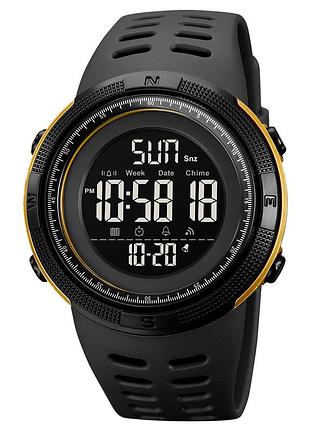Мужские часы skmei 2070bkgd black-gold