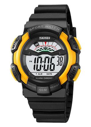 Мужские часы skmei 2153bkyl black-yellow