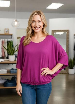 Блузка блуза красуня для пишних пані  розмір 2xl -3xl (52-54)