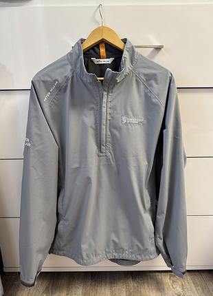 Преміальна куртка-вітровка peter millar crown shield rain shell x st andrews (анорак)