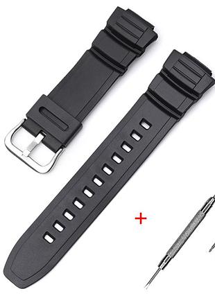 Ремінець для casio ae-2100 black si