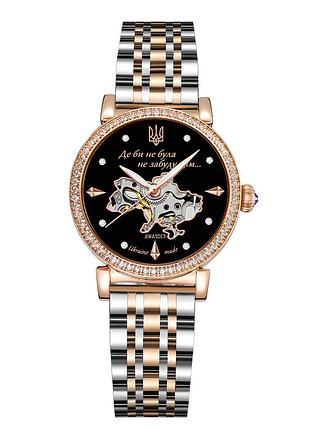 Класичний жіночий годинник awarder 047 де би не була silver-gold-black, водонепроникний