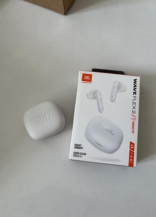 Бездротові навушники  jbl wave flex 2 white.