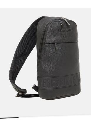 Сумка бананка bikkembergs кожа