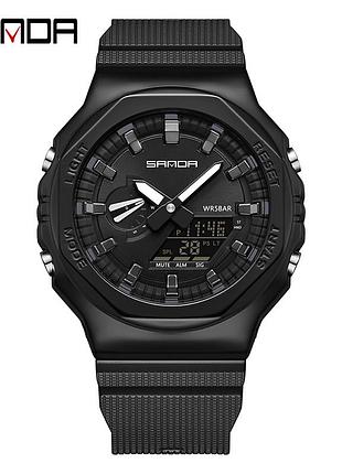 Мужские часы sanda 3167 all black