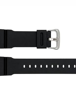 Ремешок для часов skmei 2351 all black силиконовый черный матовый