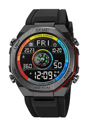 Мужские часы skmei 2209clrd colorful-red