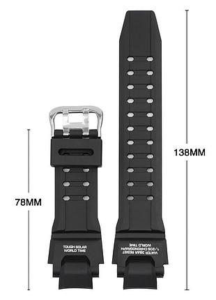 Ремінець для casio g-shock ga-1000 black si 2