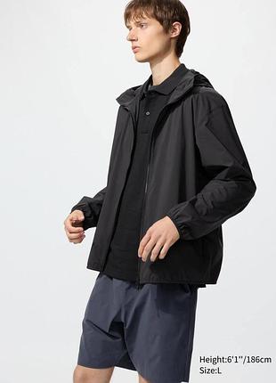 Вітровка із захистом від ультрафіолету uniqlo легка куртка uv protection