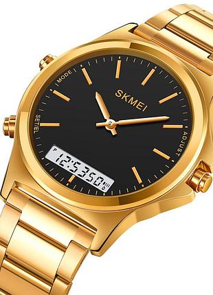 Наручные часы skmei 2120gdbk gold-black 2