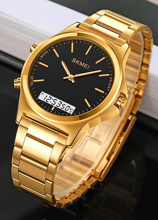 Наручные часы skmei 2120gdbk gold-black 4