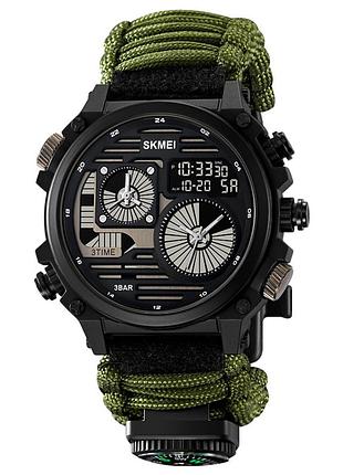 Електронний годинник skmei 2202nag army green