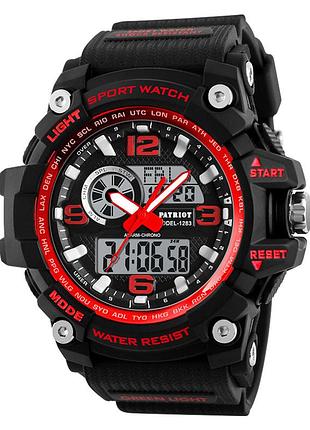 Часы наручные patriot 012rd black-red