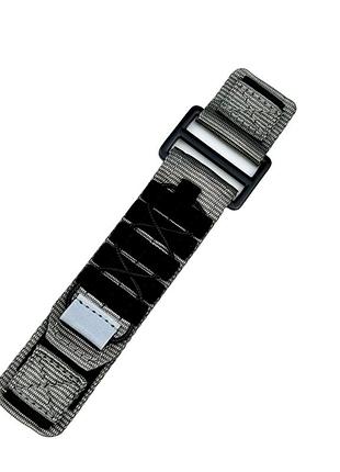 Ремінець для годинника nylon pro grey 22 мм