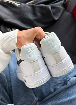 Кросівки nike air force 1 low white light smoke grey 4