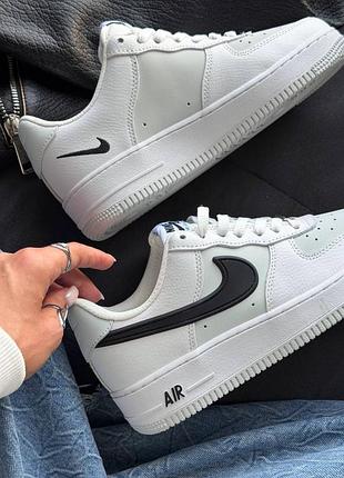 Кросівки nike air force 1 low white light smoke grey 10