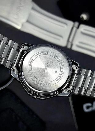 Чоловічий годинник casio mtp-v004d-1b classic з чорним циферблатом та сталевим браслетом 5