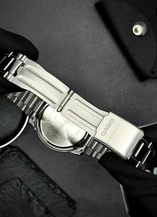 Чоловічий годинник casio mtp-v004d-1b classic з чорним циферблатом та сталевим браслетом 6