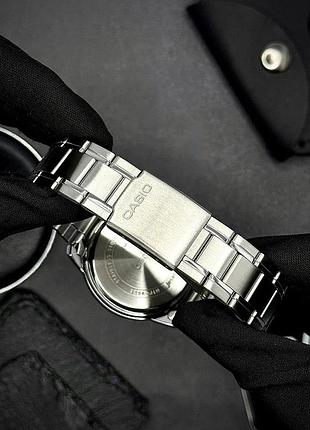 Чоловічий годинник casio mtp-v004d-1b classic з чорним циферблатом та сталевим браслетом 7