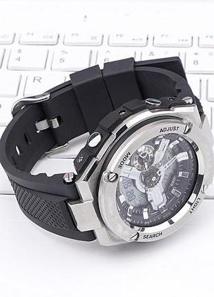 Ремінець casio accessories для g-shock gst-w300 black si полімерний чорний (1051-0933) 4