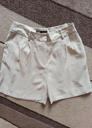 Шорты женские лиоцелл zara 2