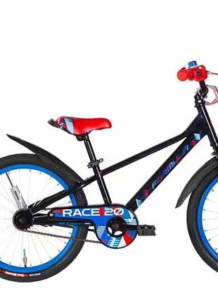 Велосипед st 20" formula race рама 10" синій з червоним (ops-frk-20-237)