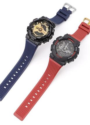 Ремешок для casio g-shock ga-100/110 dark blue bk 3