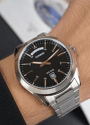 Мужские часы casio mtp-1370d-1a2 10