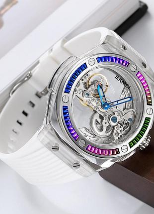 Спортивные часы skmei m032wt white 4