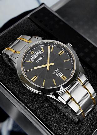 Мужские часы casio mtp-1381g-1a 7