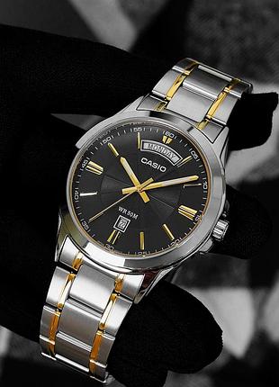 Мужские часы casio mtp-1381g-1a 9