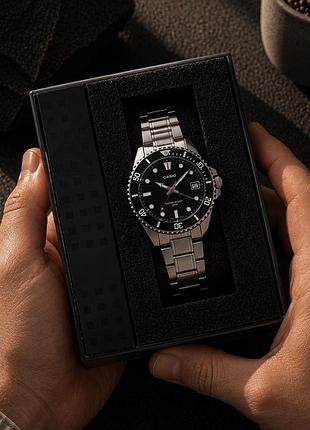 Чоловічий годинник casio mdv-10d-1a1 класичний сталевий браслет водонепроникність 5 atm 8