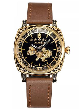 Женские часы awarder 021 де бы не были gold-black-brown