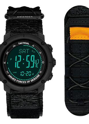 Мужские часы awarder 036 nylon tactic all black