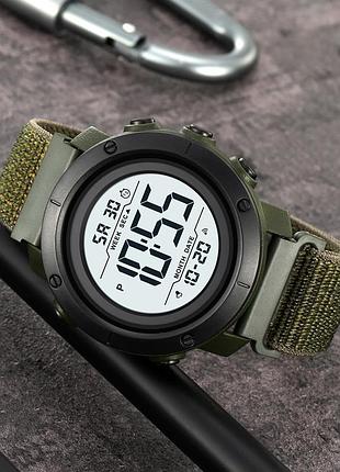 Skmei 2497nagwt army green-wnite 3