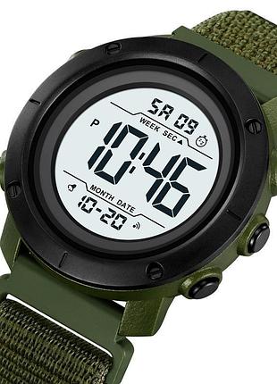 Skmei 2497nagwt army green-wnite 4