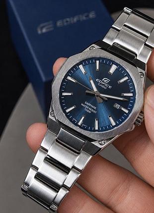 Чоловічий годинник casio edifice efr-s108d-2a з сапфіровим склом та синім циферблатом 5