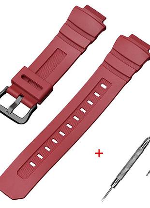 Ремінець для casio g-shock g-7700 red bk
