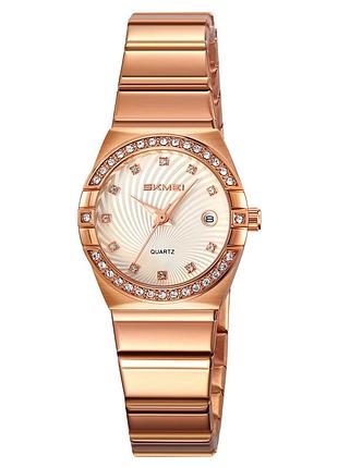 Женские классические часы skmei 2342rg rose gold