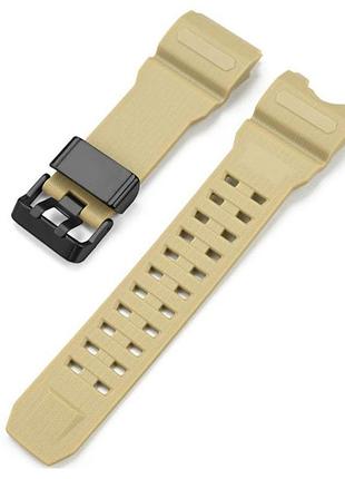 Ремешок для casio g-shock gwg-1000 beige bk