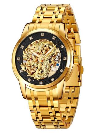Мужские часы skmei 9310gdbk gold-black