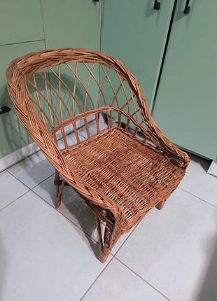 Детский стульчик из ротанга 3