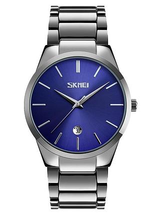 Мужские часы skmei 9140sibu silver-blue