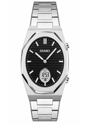 Мужские наручные часы skmei 2703sibk silver-black
