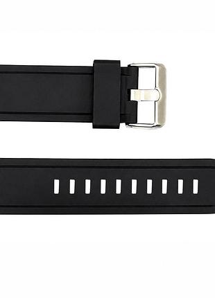 Ремешок для часов skmei 1762 black черный силиконовый сменный браслет
