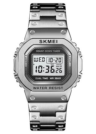 Мужские часы skmei 1456si silver