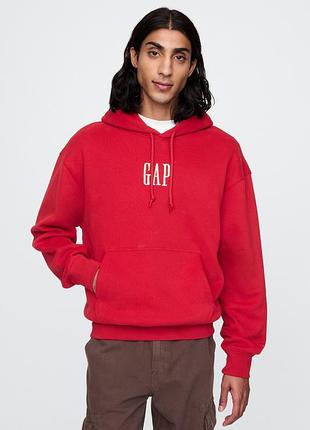 Чоловіче худі на флісі gap з вишивкою