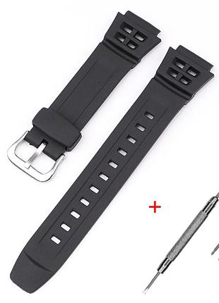 Ремінець для casio ae-1000w black si si